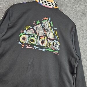 NWT Adidas Men's Tiro Pride Track Jacket | Black Multi-Color | HC9780